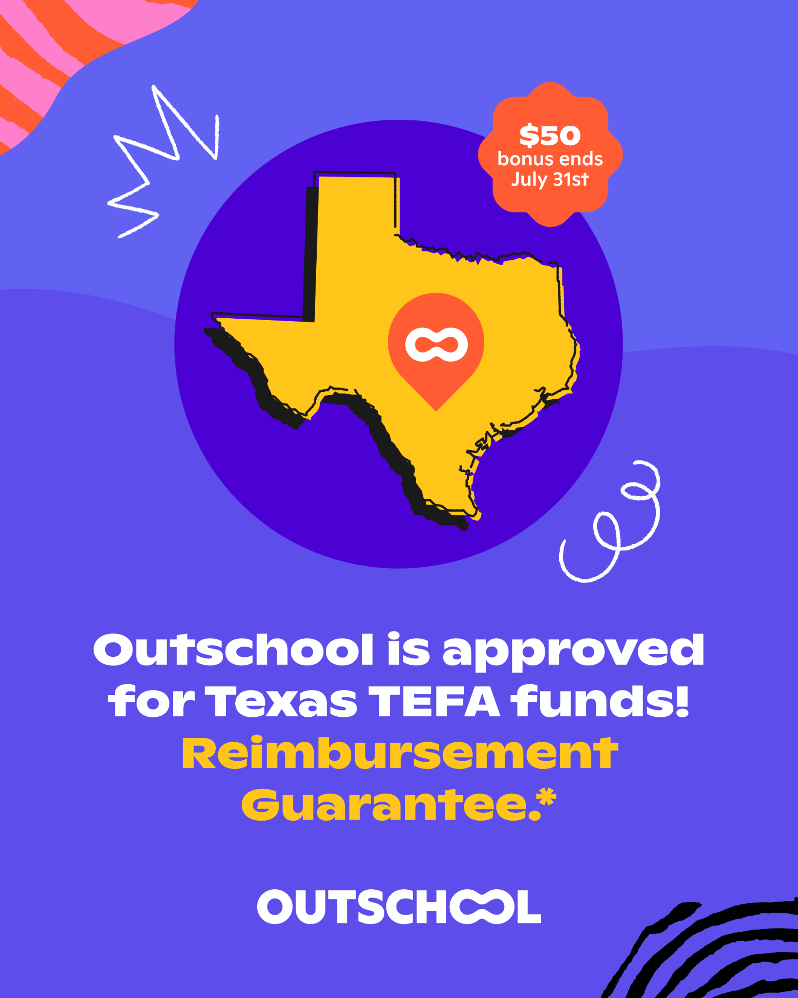 Outschool Facebook ad