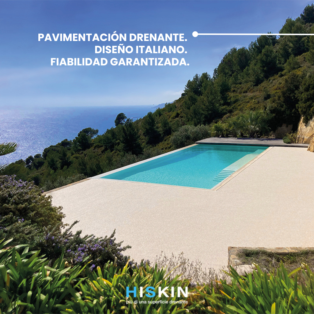 HiSkin Facebook ad: Descubre Mosaico Drenante, la pavimentación drenante que…