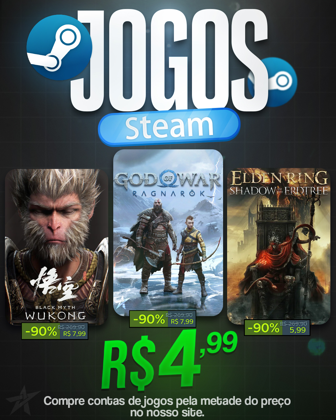 Astro Key Facebook ad: Compre Jogos a Astro Key!