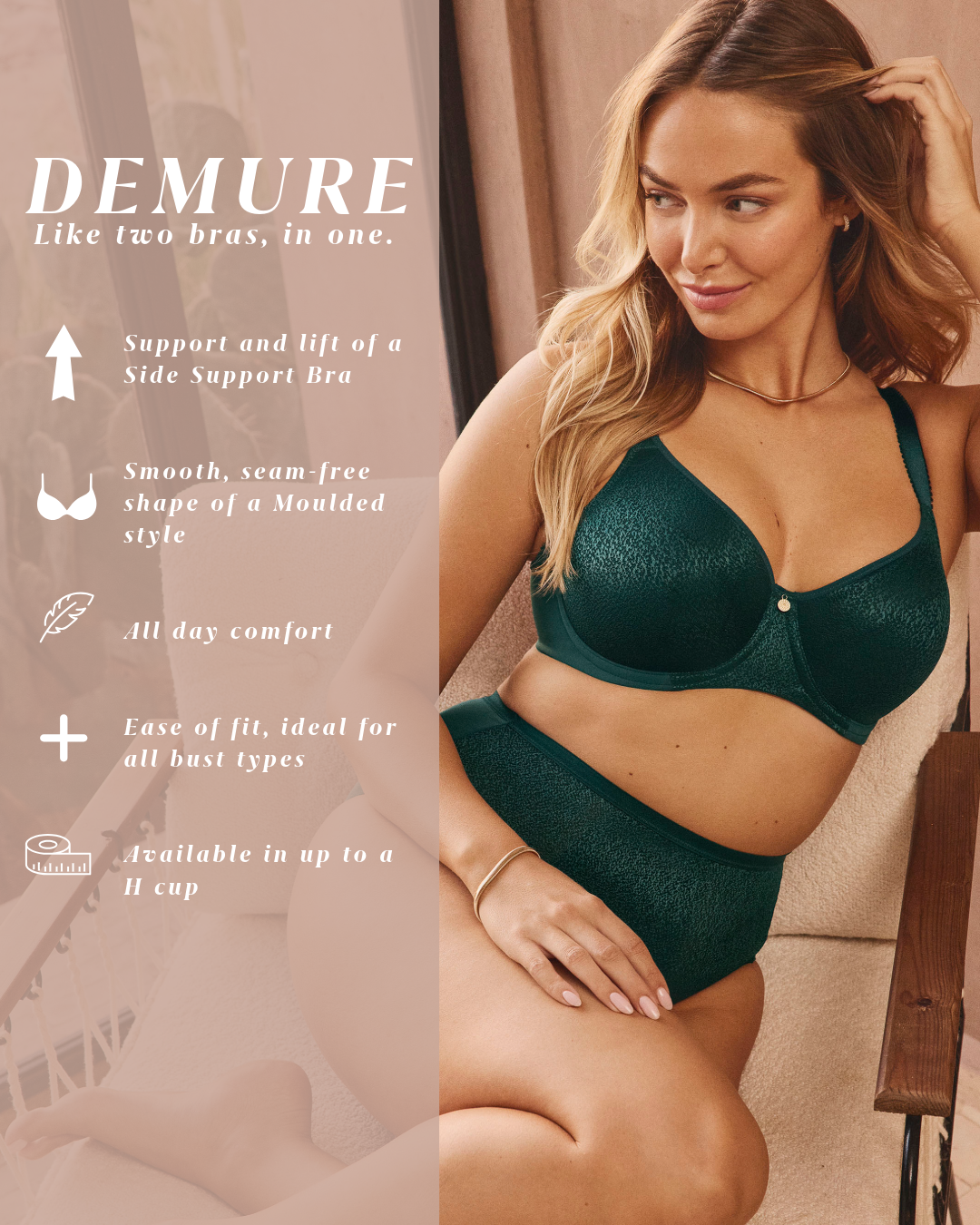 Fantasie Facebook ad: Confidence starts with the right foundation.