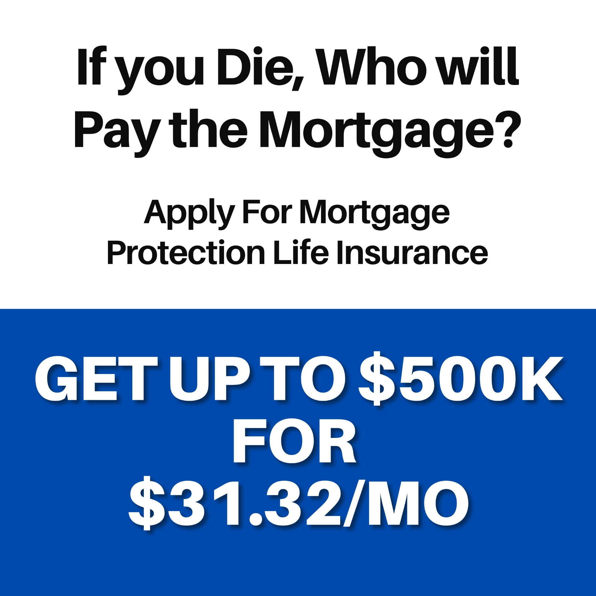 Mortgage Protection Services Facebook ad