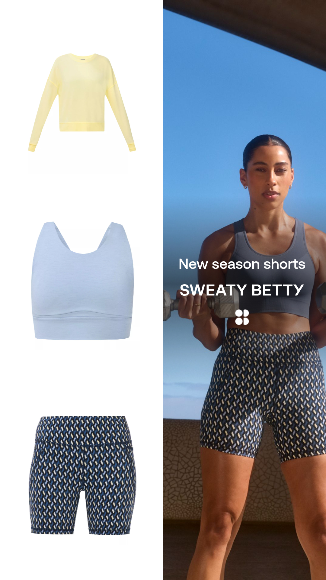 Sweaty Betty Facebook ad