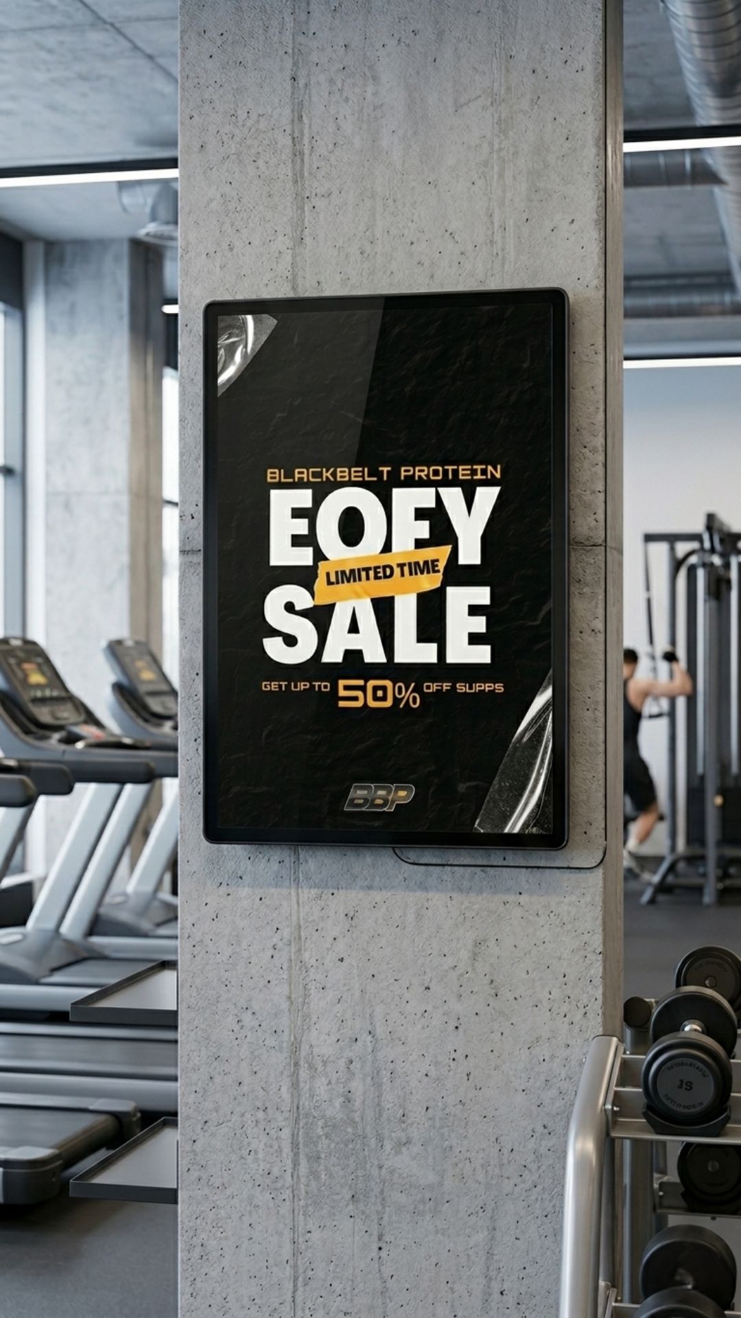 BlackBelt Protein Facebook ad