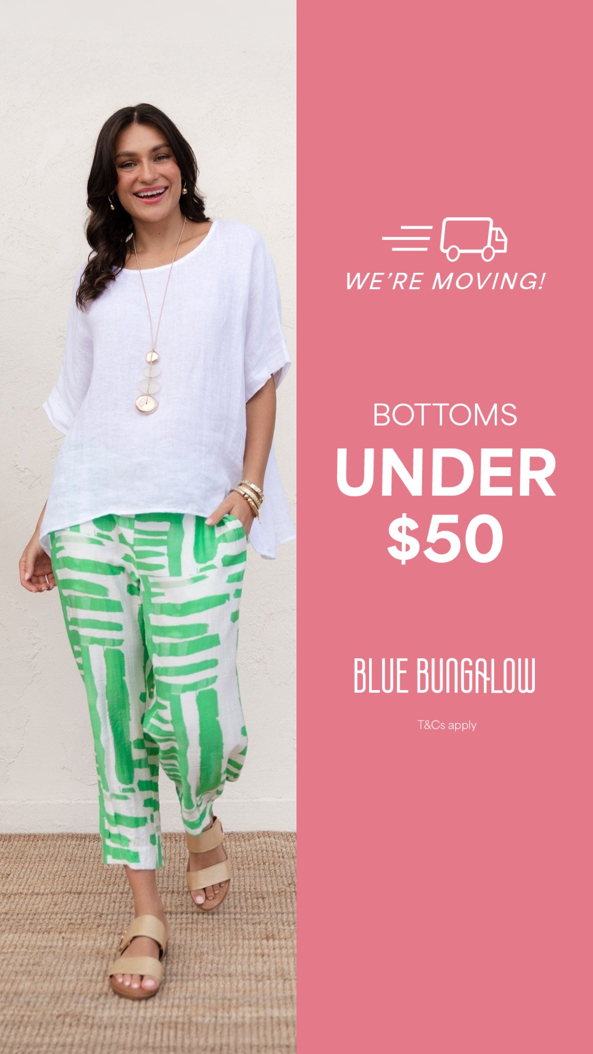 Blue Bungalow Facebook ad