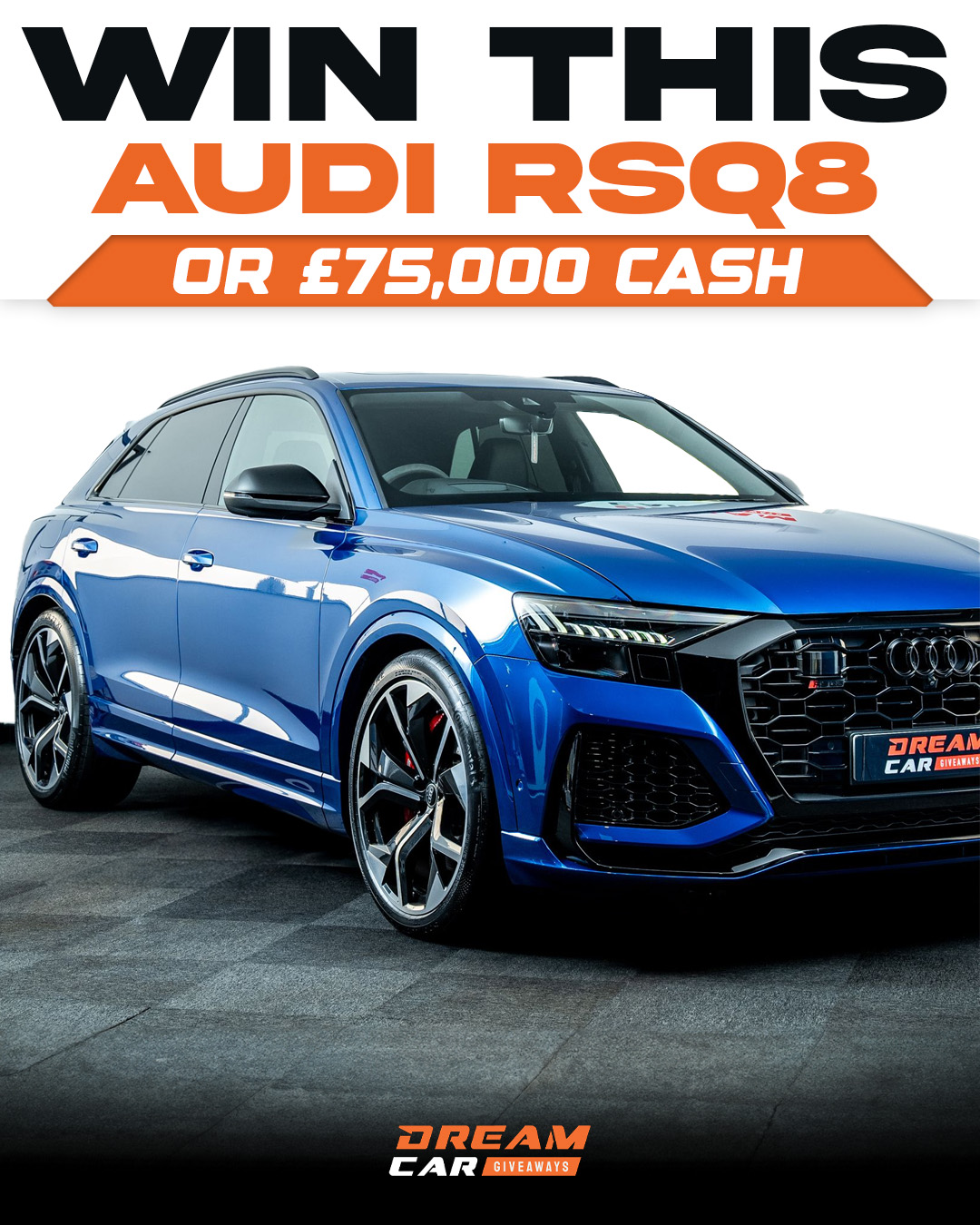 Dream Car Giveaways Facebook ad