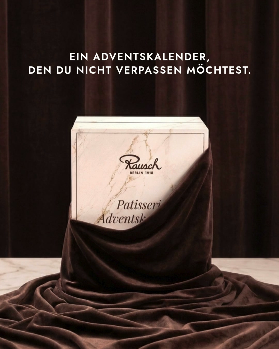 Rausch Schokoladenhaus Facebook ad: PATISSERIE ADVENTSKALENDER