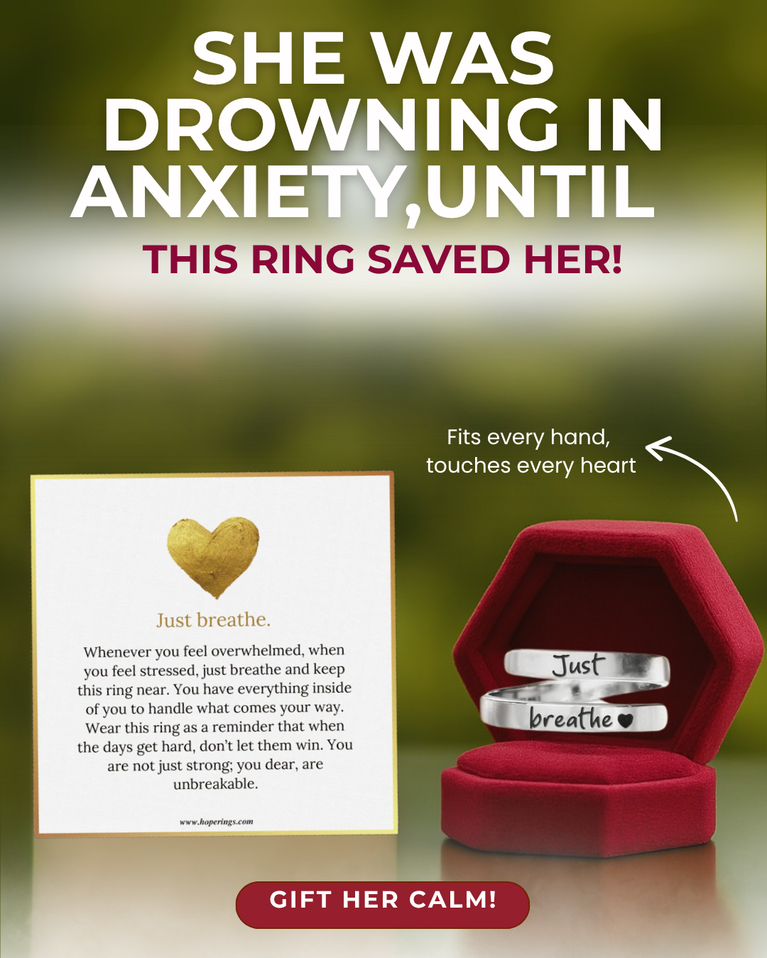 Hope Rings Facebook ad
