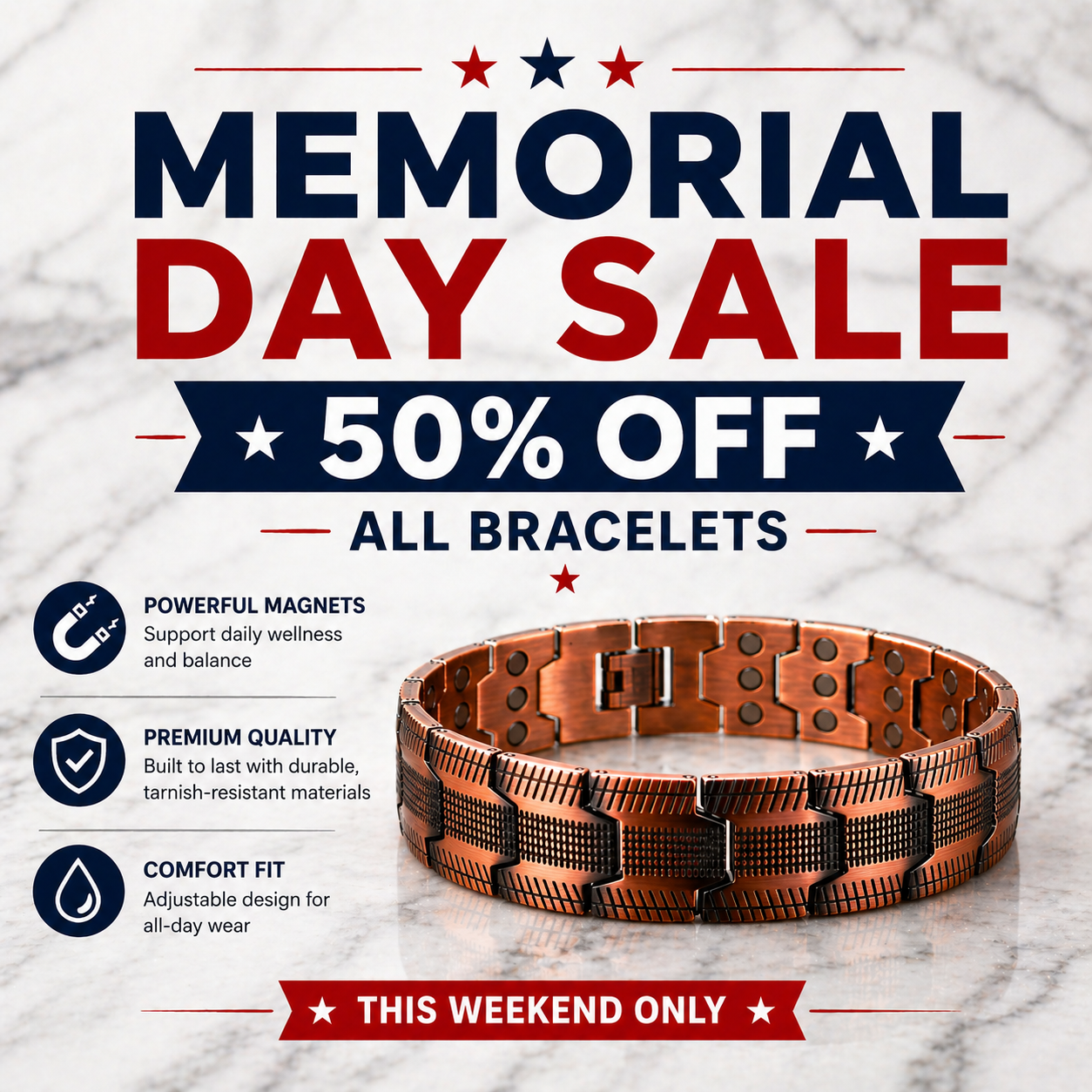 Nora Giles Facebook ad: Memorial Day Sale Ends Monday!