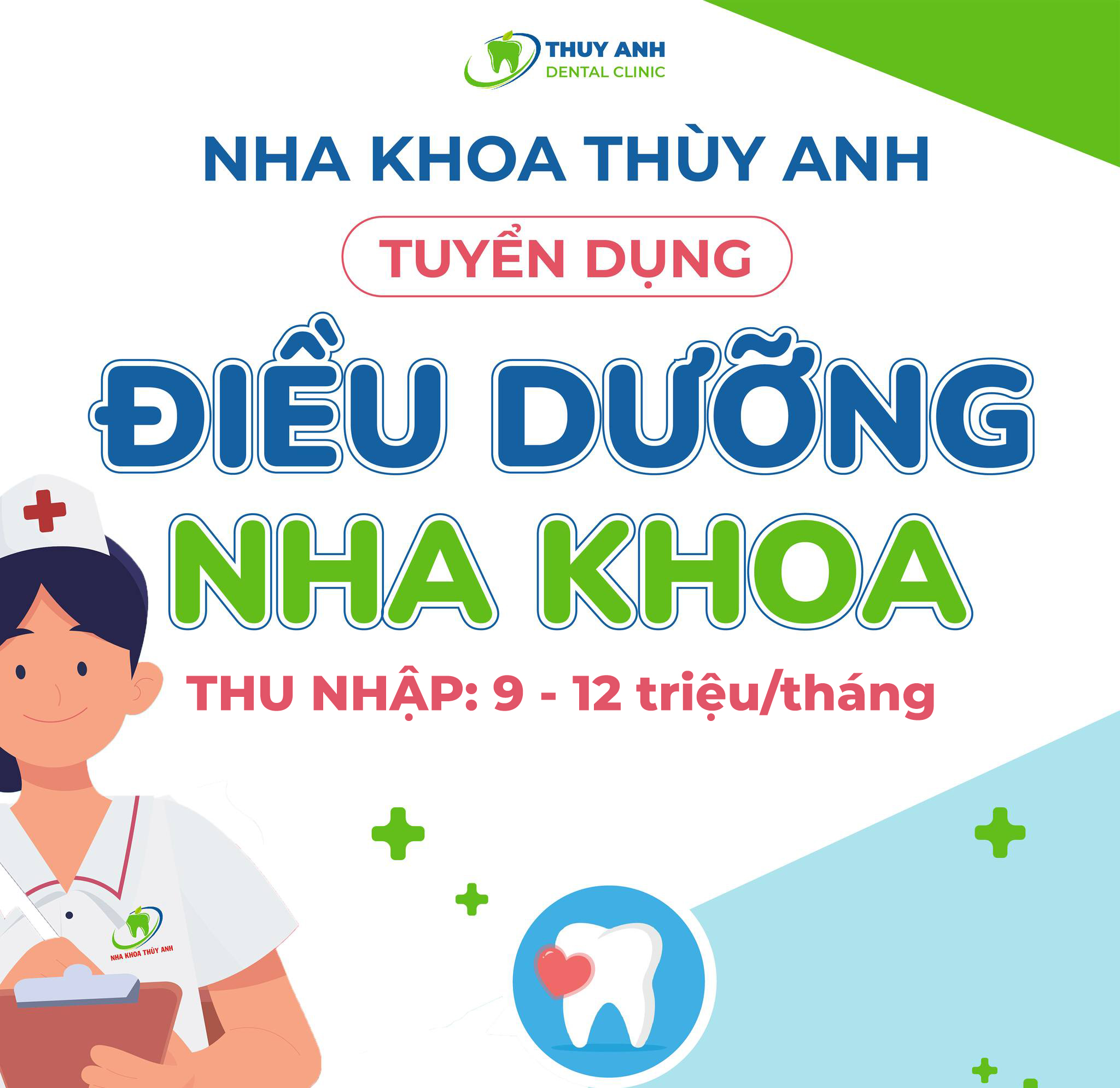 Tuyển dụng nhân sự Nha khoa Facebook ad: TUYỂN ĐIỀU DƯỠNG/Y TÁ - ĐỐNG ĐA +…
