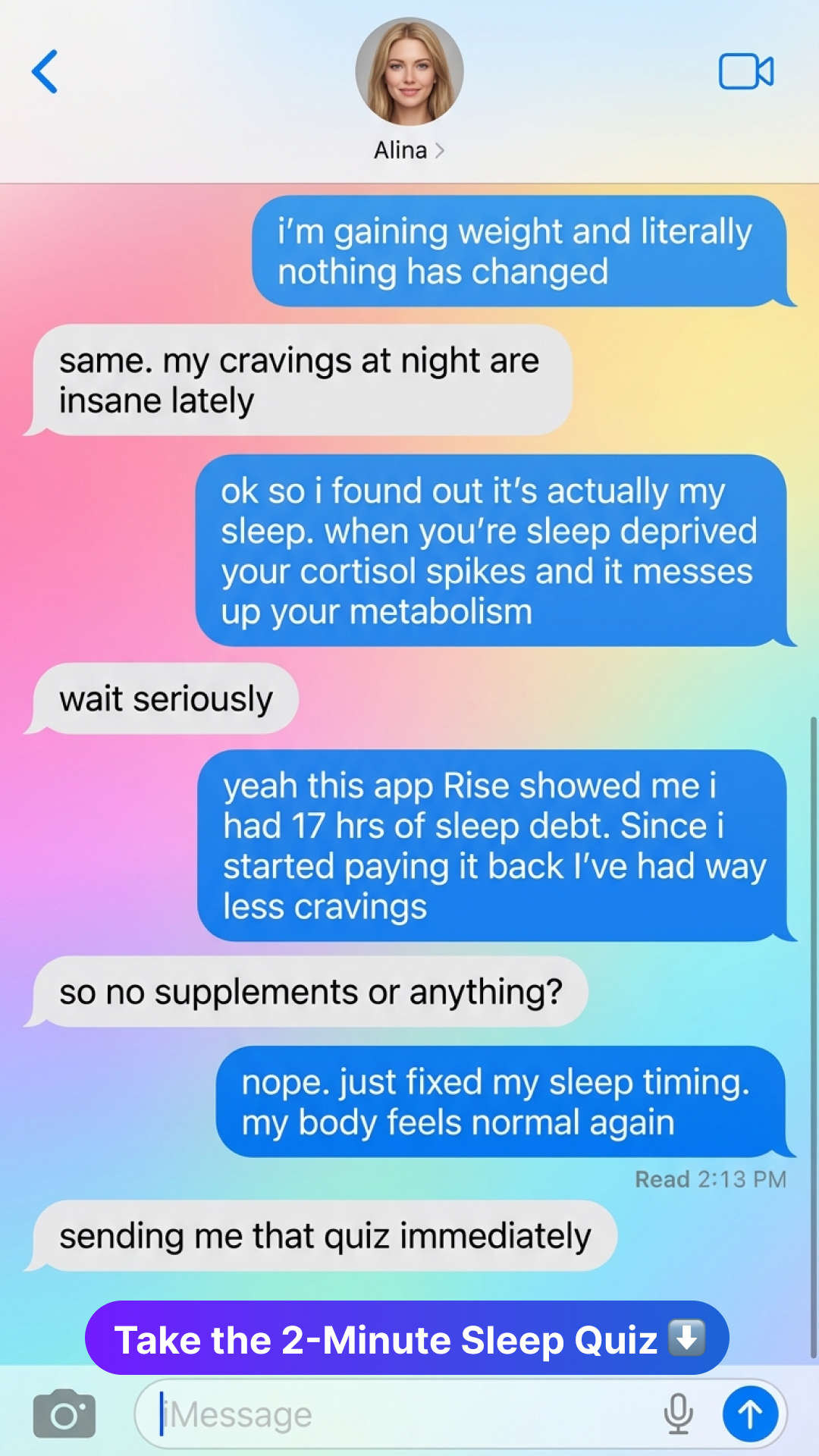 Rise Science Facebook ad