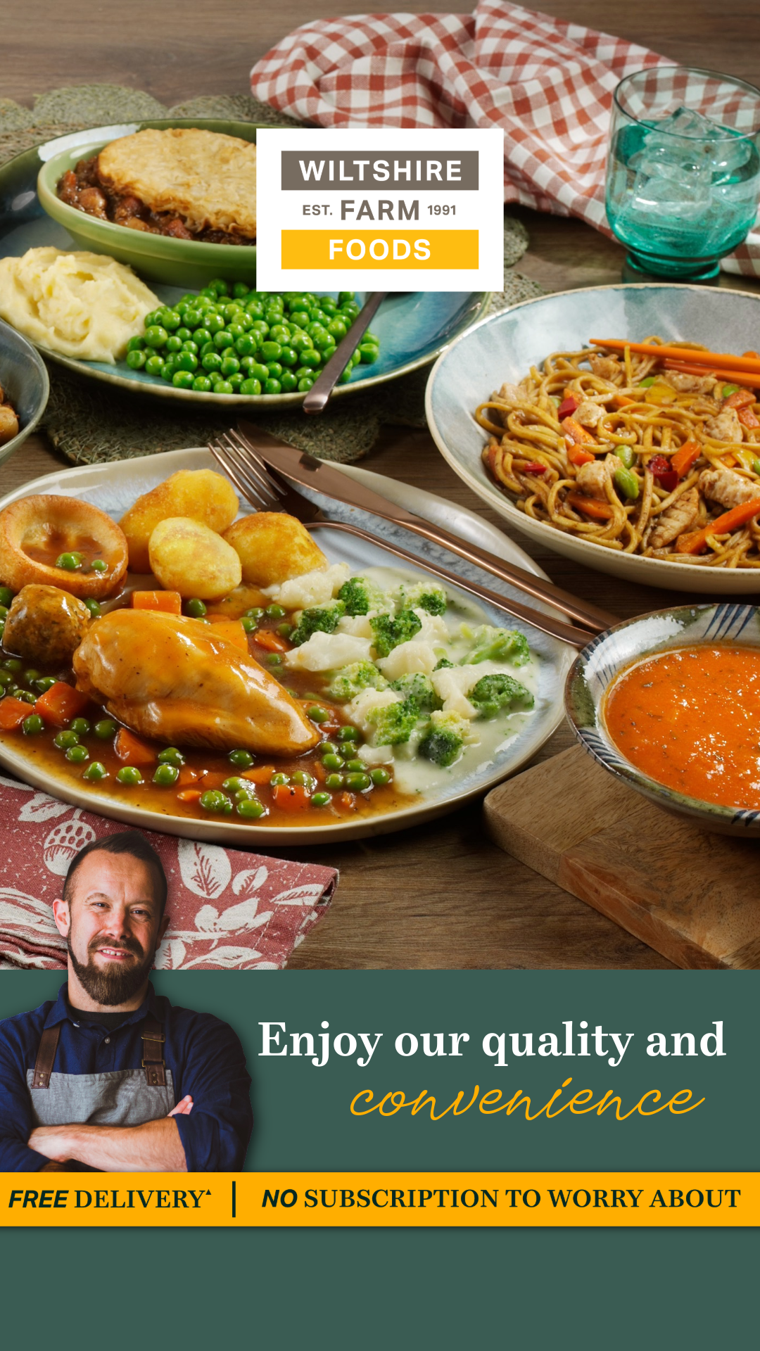 Wiltshire Farm Foods Facebook ad