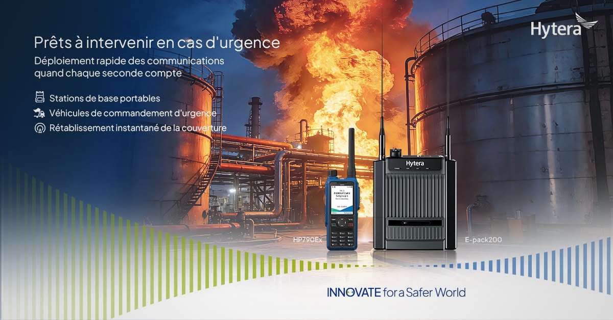 Hytera Afrique francophone Facebook ad: Hytera: Des communications critiques pour sécuriser le…