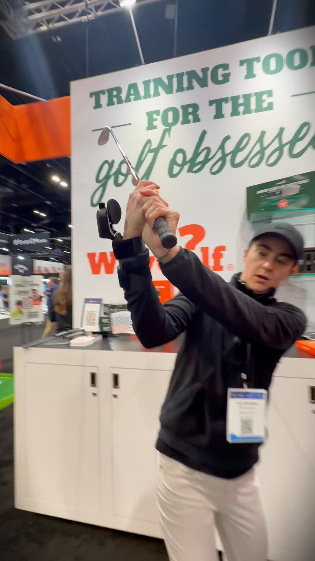 WhyGolf Facebook ad: Get Ball-First Contact