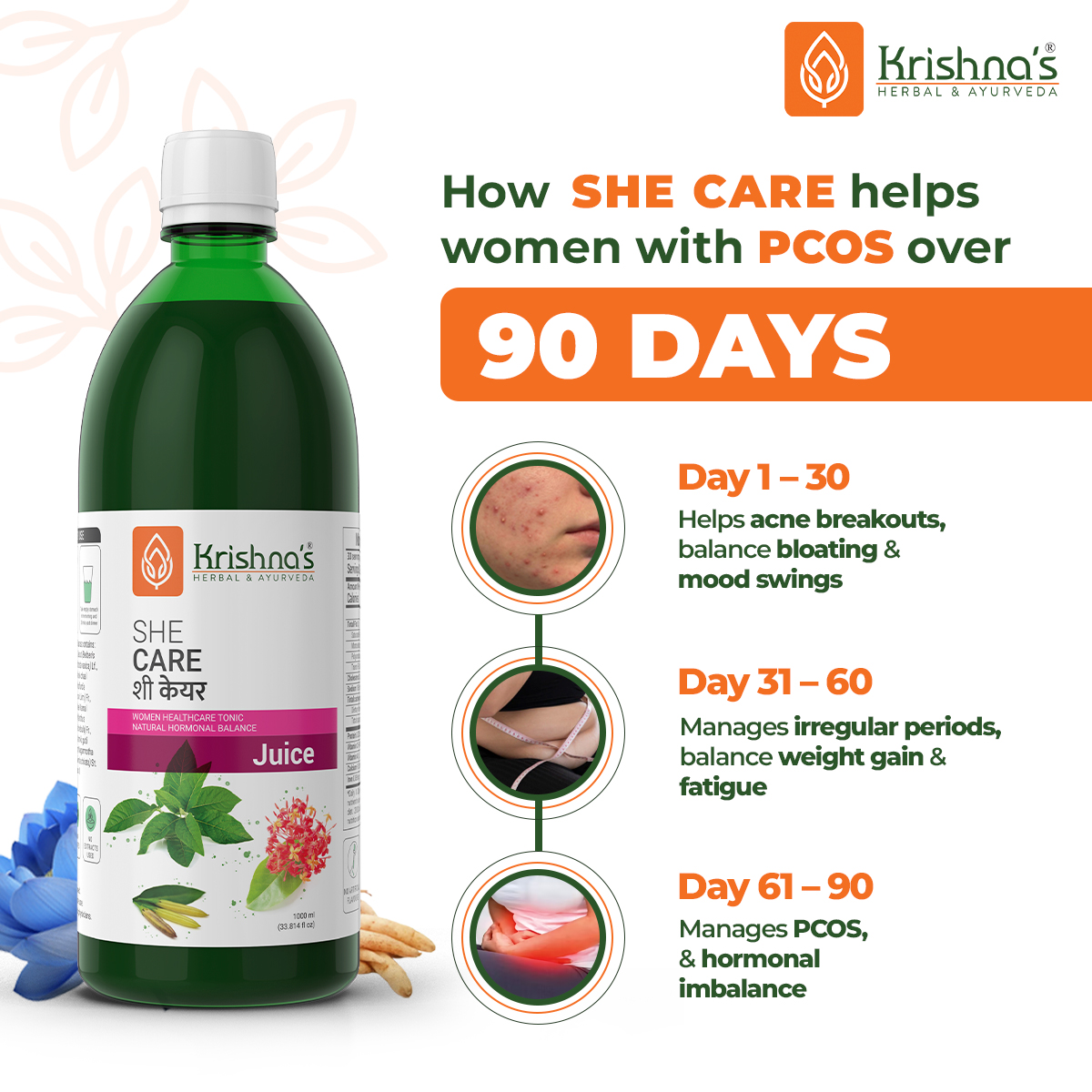 Krishna's Herbal & Ayurveda Facebook ad
