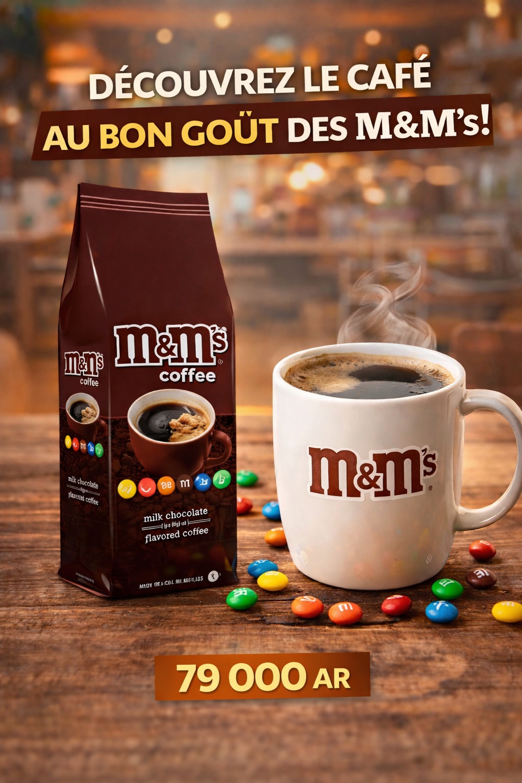 Ylaina'K Facebook ad: CAFÉS & BOISSONS DISPONIBLES, POUR TOUTES LES MACHINES!