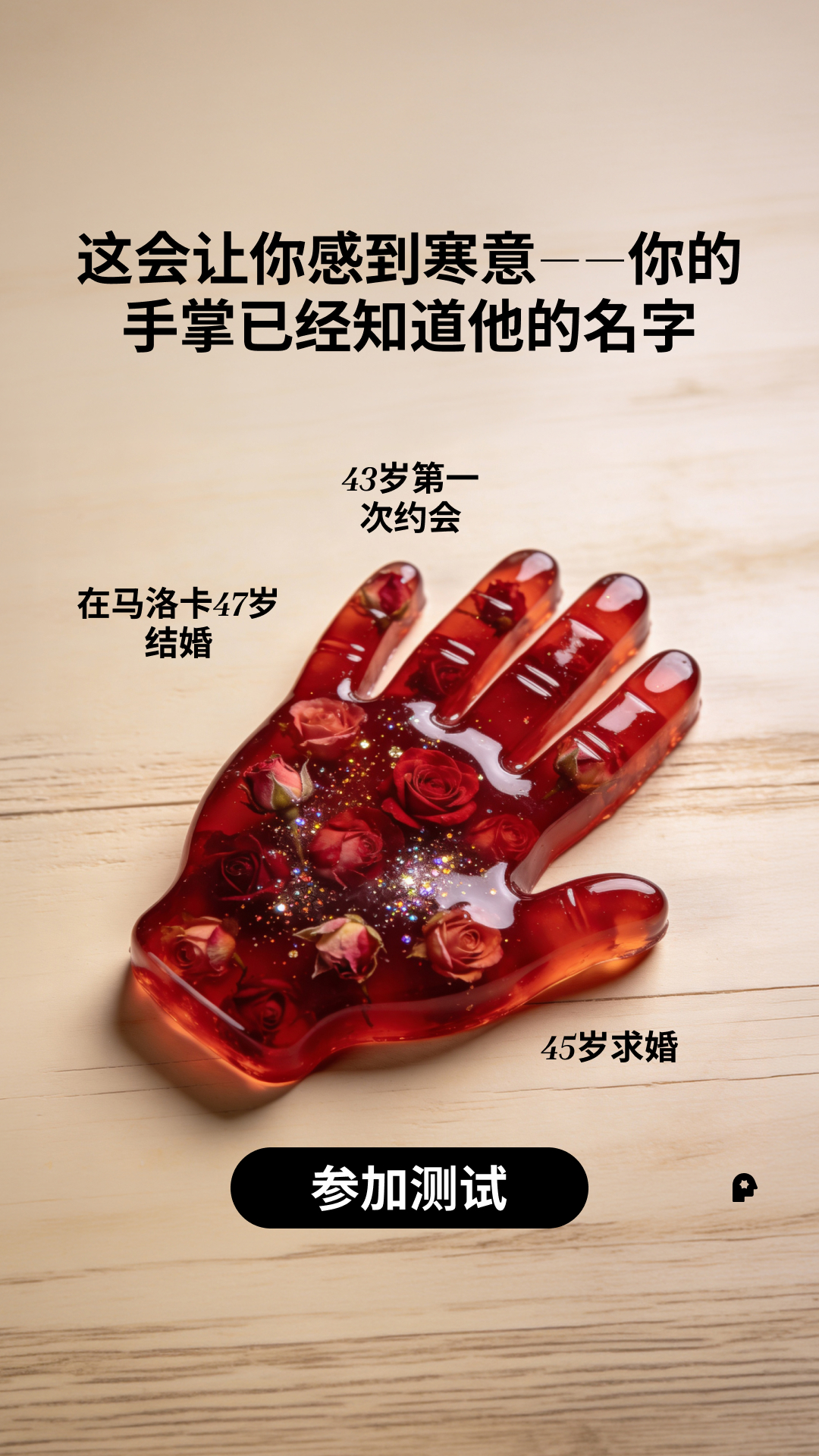 Nebula: Palm Reading Facebook ad