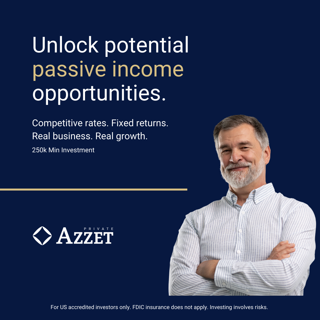 Azzet Private Facebook ad: Your Savings Earning 1-2% While Inflation Eats Your Wealth?