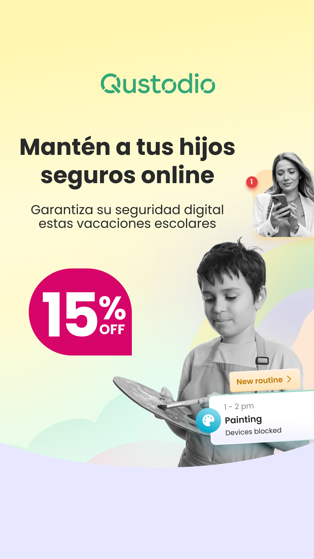 Qustodio Facebook ad