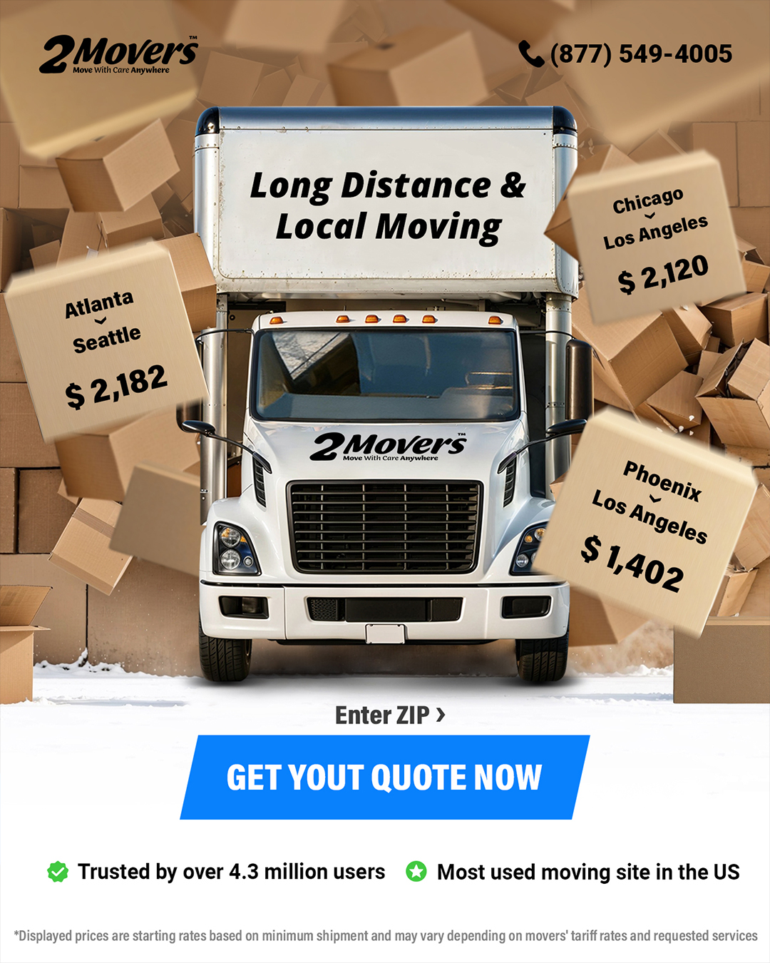 Two Movers Facebook ad
