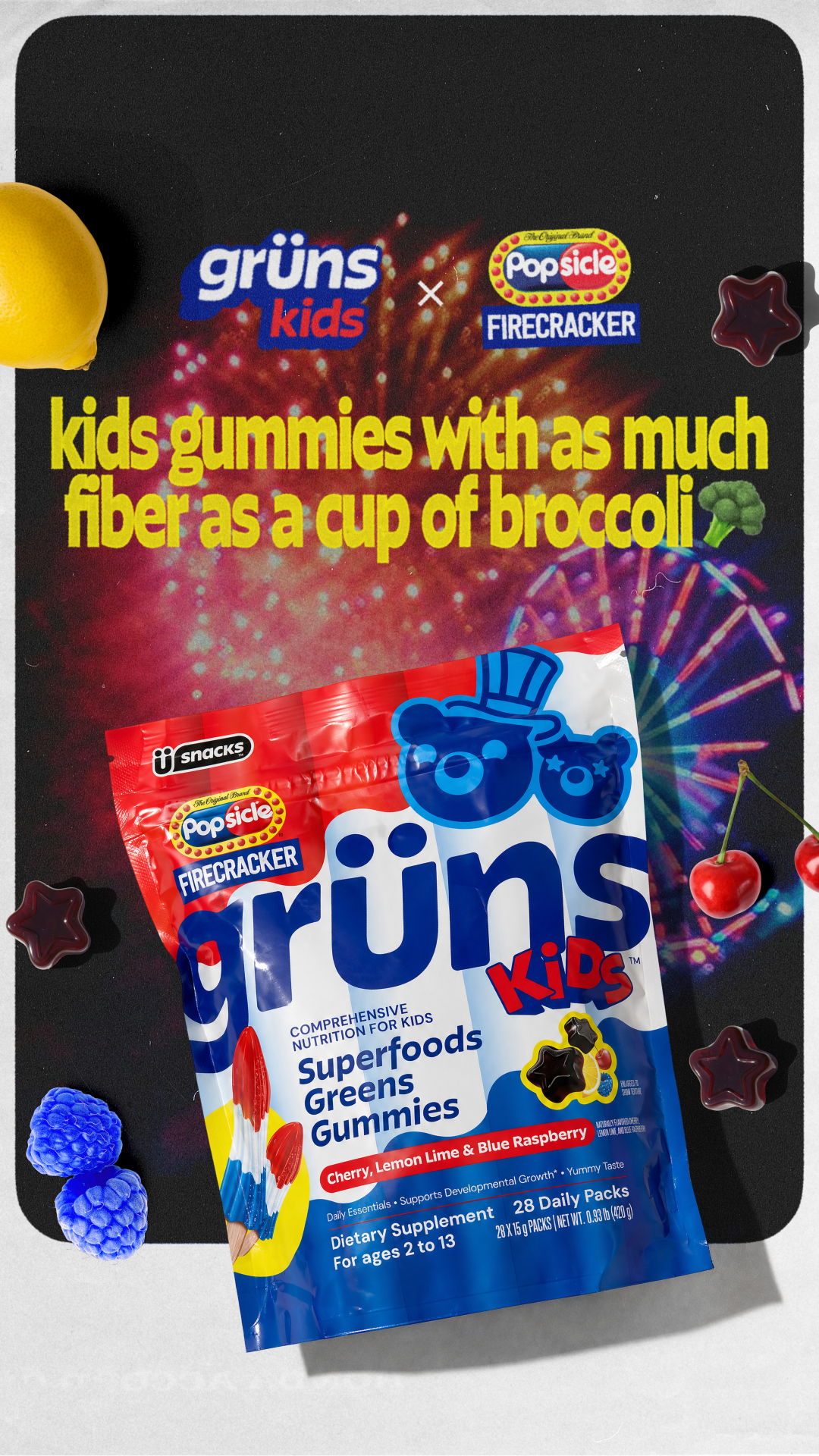 Grüns Kids Facebook ad