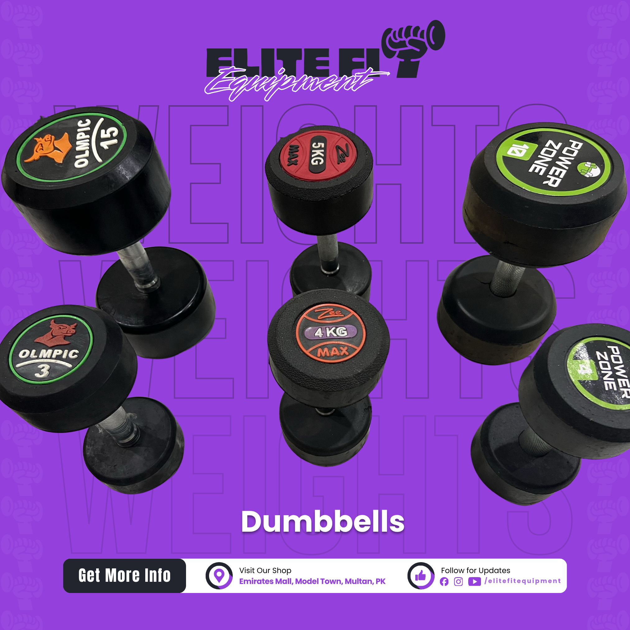 Elite Fit Equipment Facebook ad: Gym Jane Ka Time Nahi?