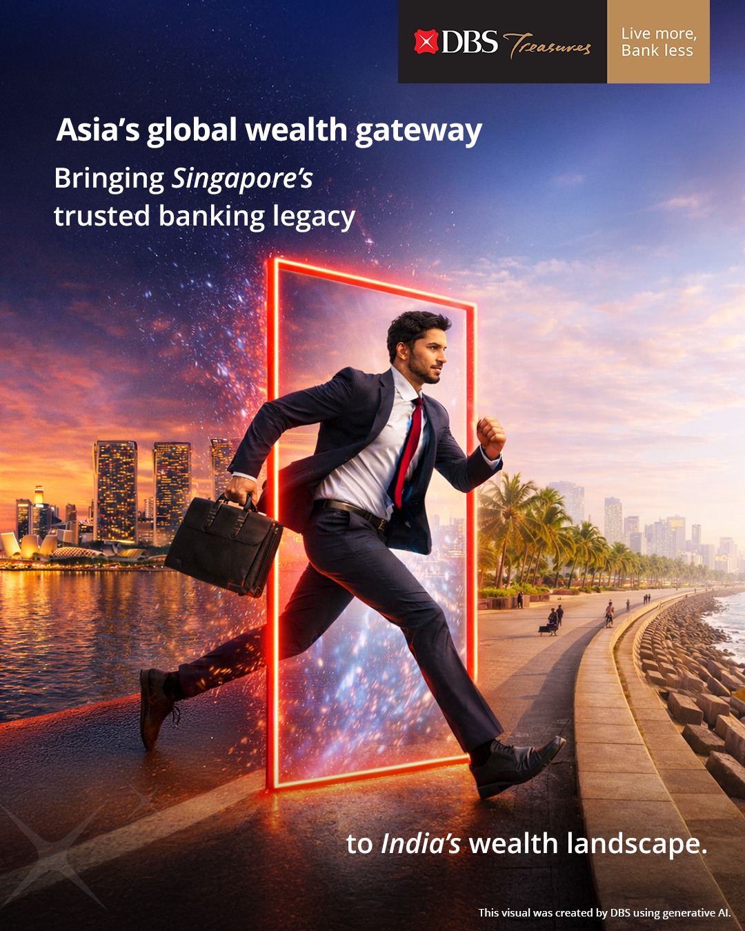 DBS Facebook ad: Diversify your portfolio with access to global investment…