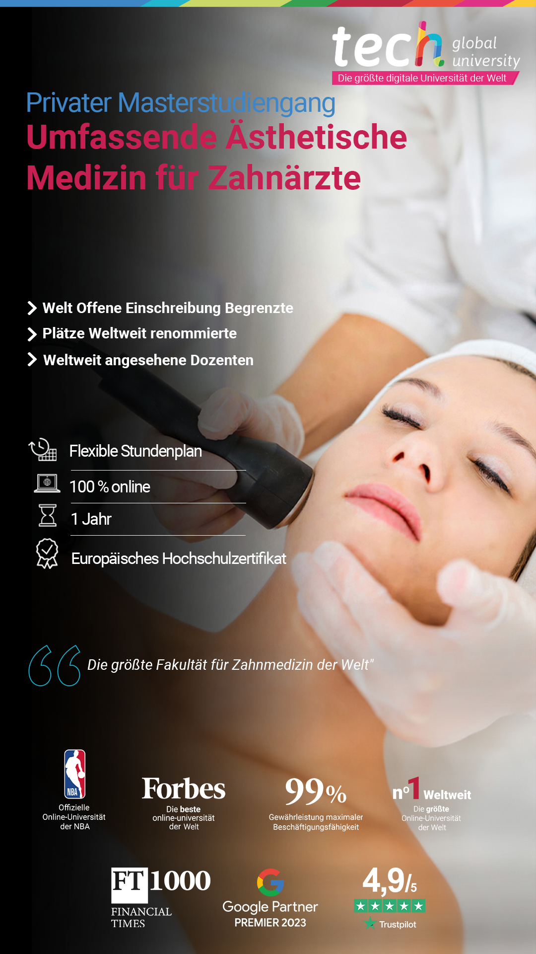 TECH school of dentistry Facebook ad from Feb 12, 2026
