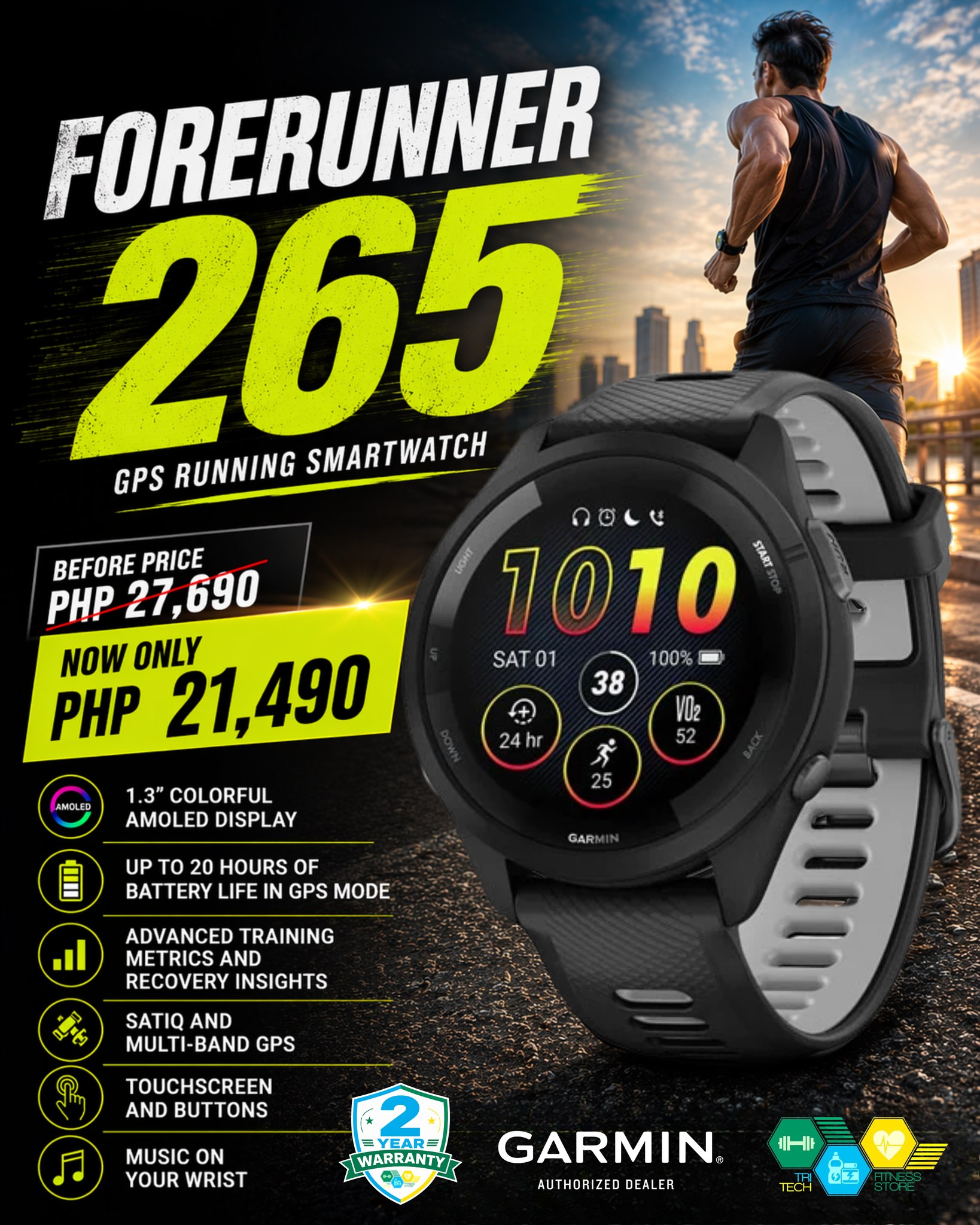 Tri Tech Fitness Store Facebook ad