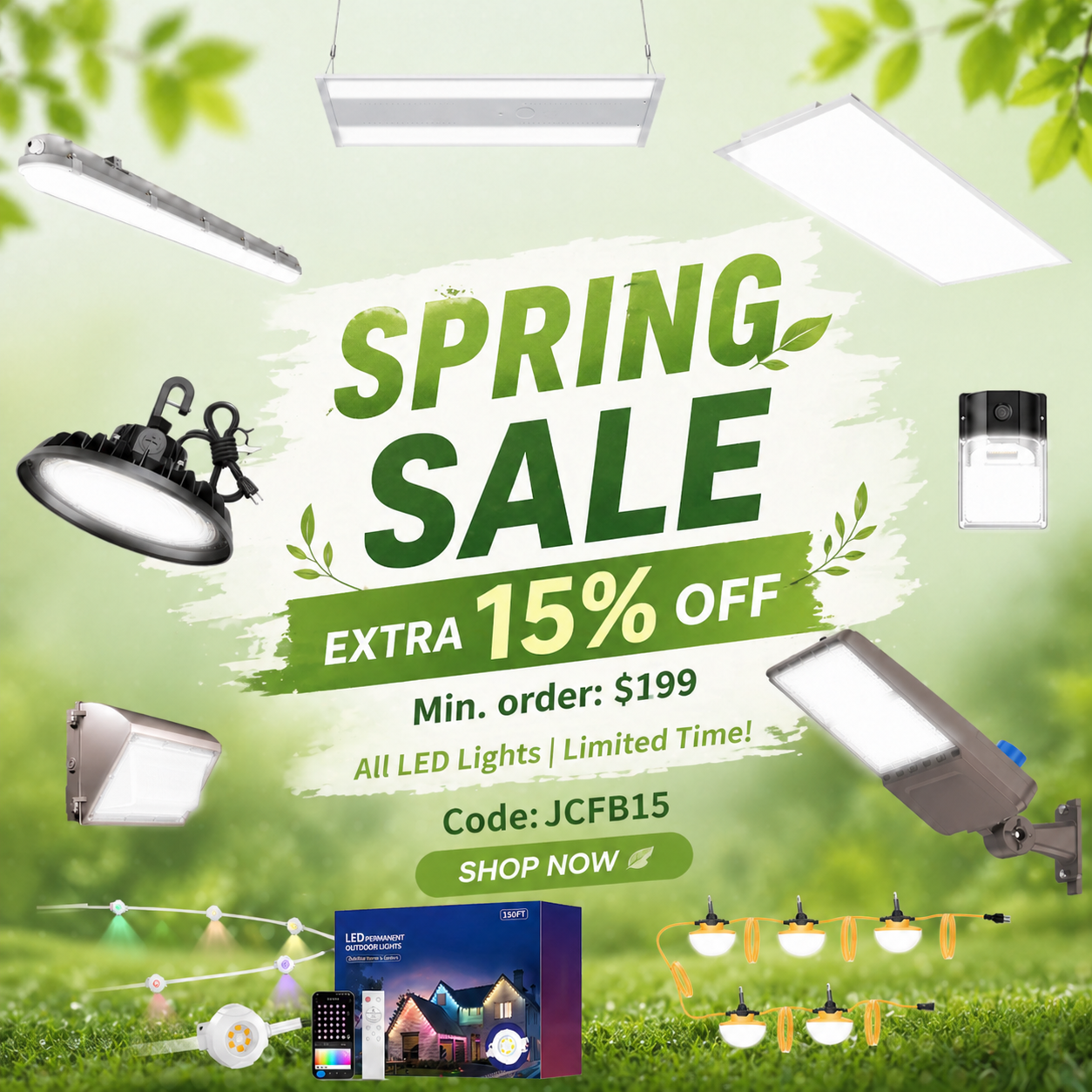 JC LGL Lighting Facebook ad