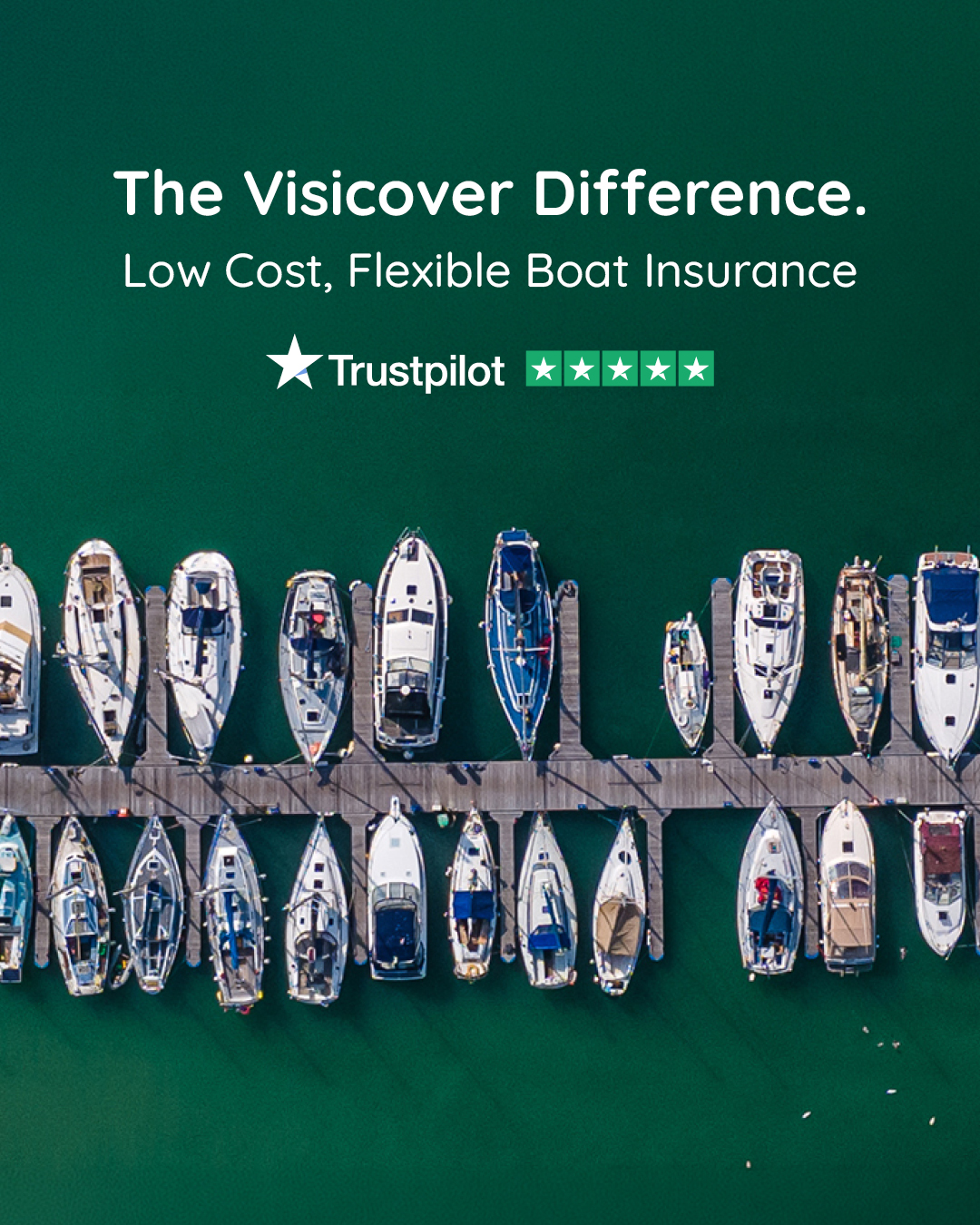 Visicover Facebook ad: Custom Boat Insurance in Minutes