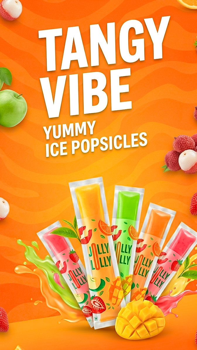 Jolly Lolly Facebook ad: Thanda, tangy aur full refreshing.
