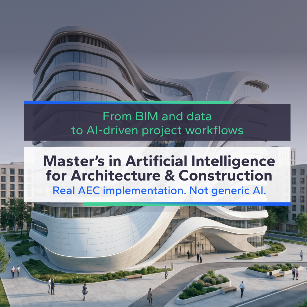 ZIGURAT Institute of Technology Facebook ad: AI is already changing how architecture and construction…