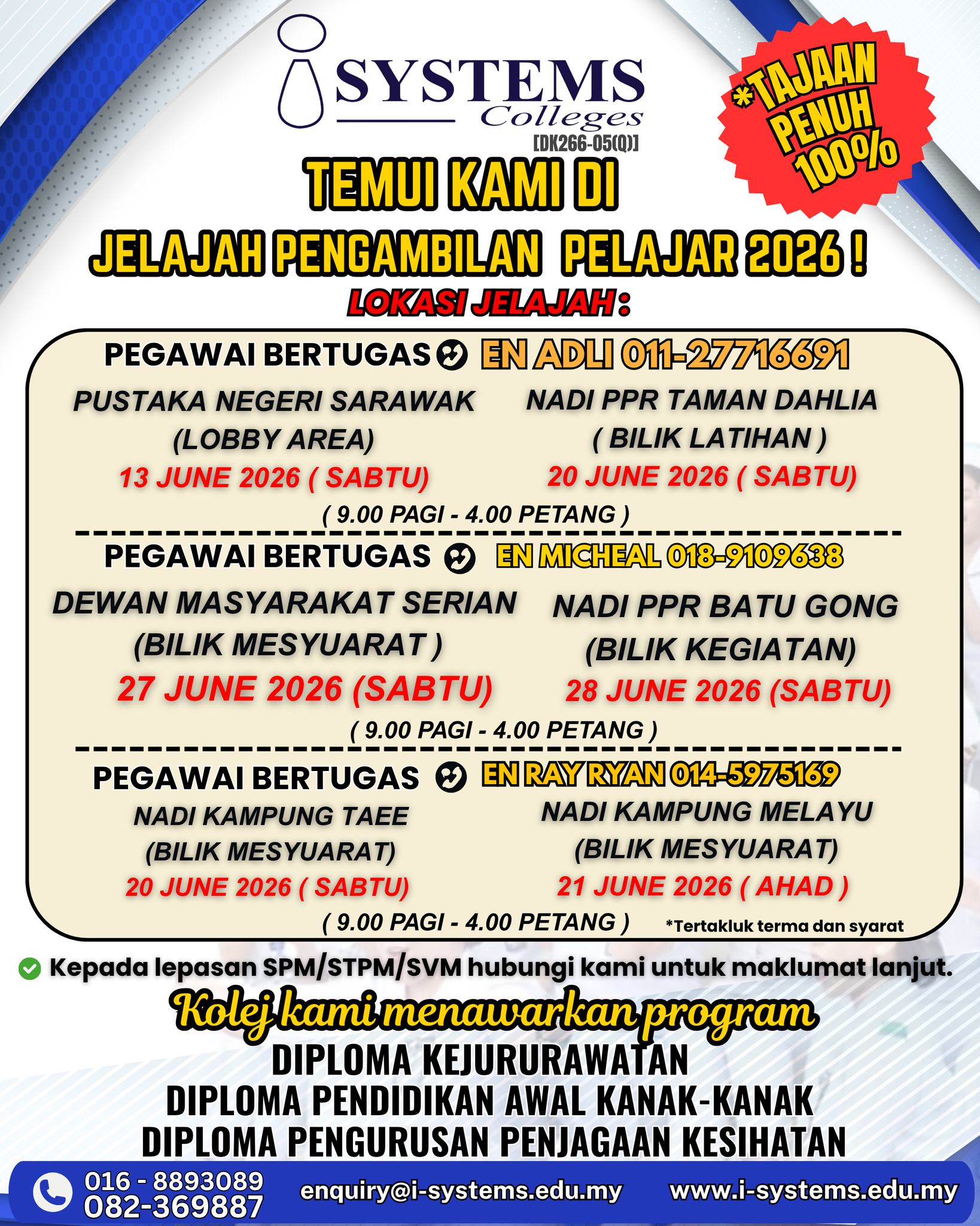 I-Systems College Kuching Facebook ad