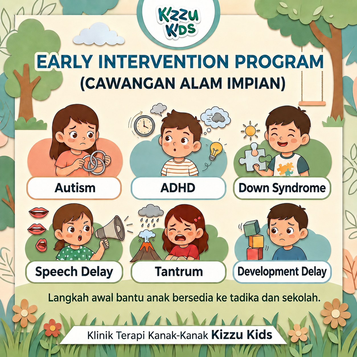 Kizzu Kids - Early Intervention Program Facebook ad: EIP Untuk Anak Autism, Speech Delay & ADHD