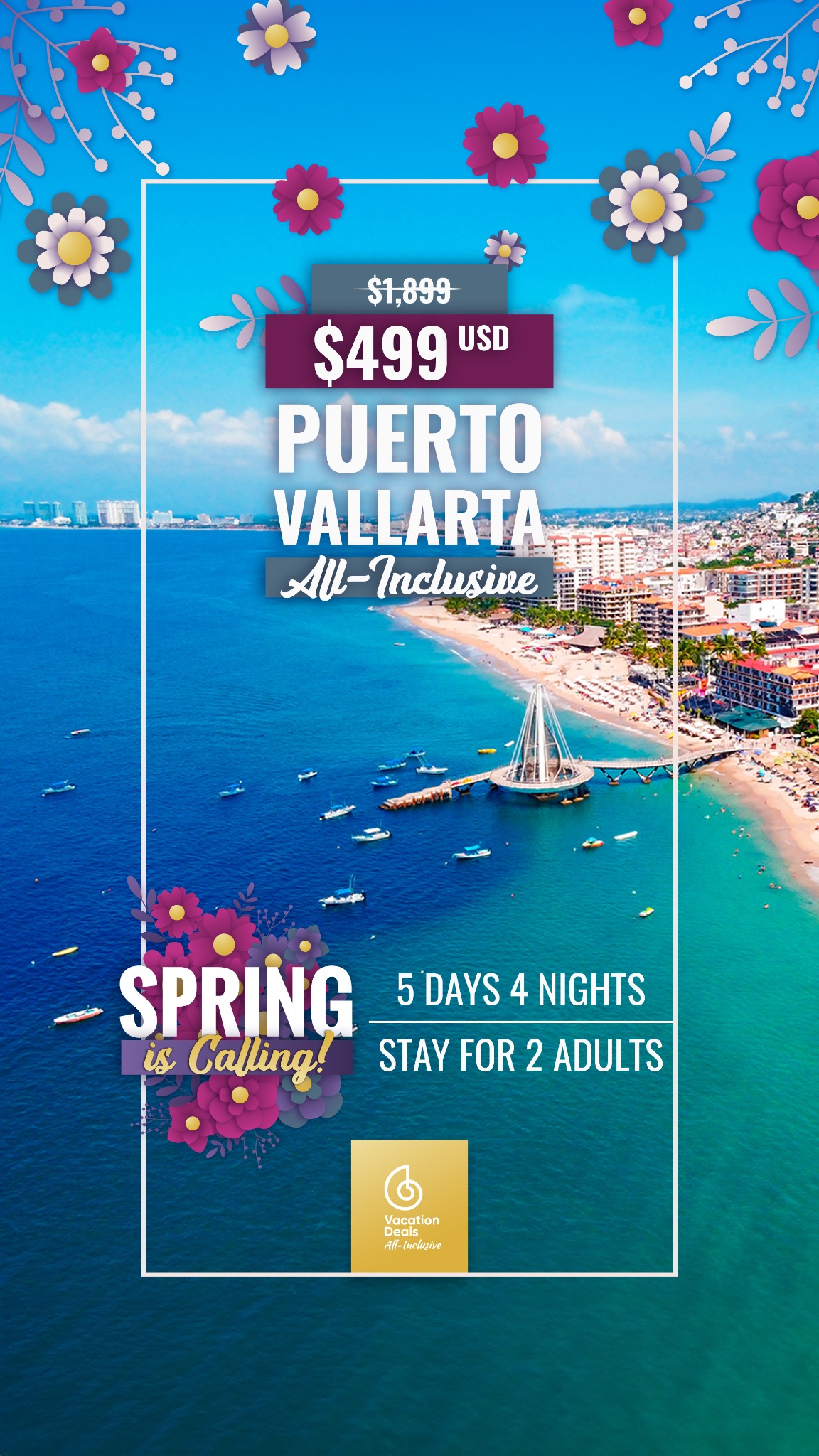 Vallarta Vacation Deals All Inclusive Facebook ad