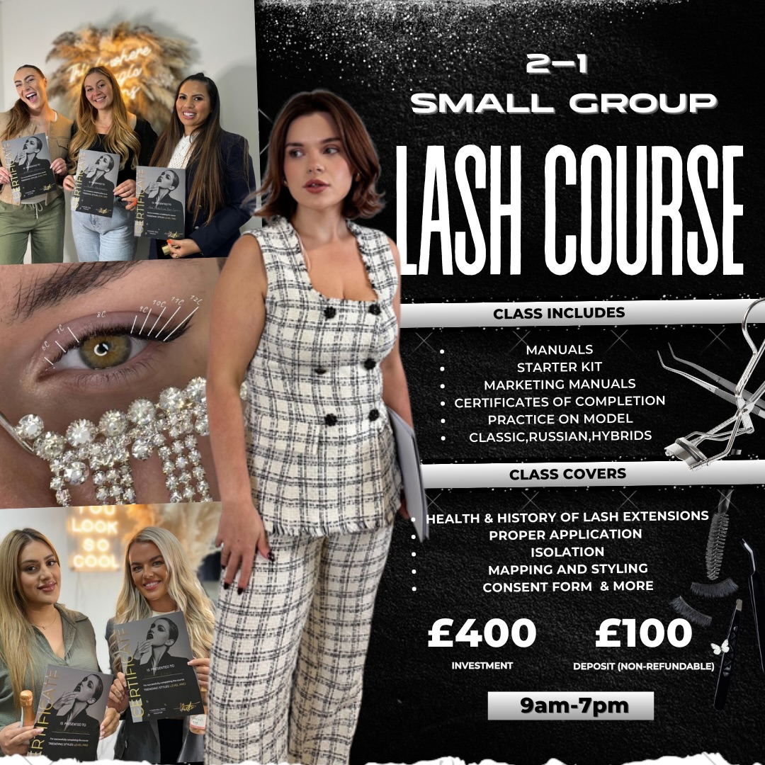 Lashes Glasgow City center Facebook ad: LEVEL UP YOUR LASH CAREER IN 2026