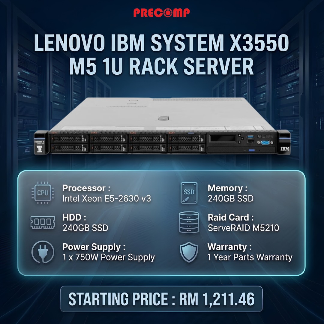 Server2u.net Facebook ad: Powerful performance in a compact 1U design!