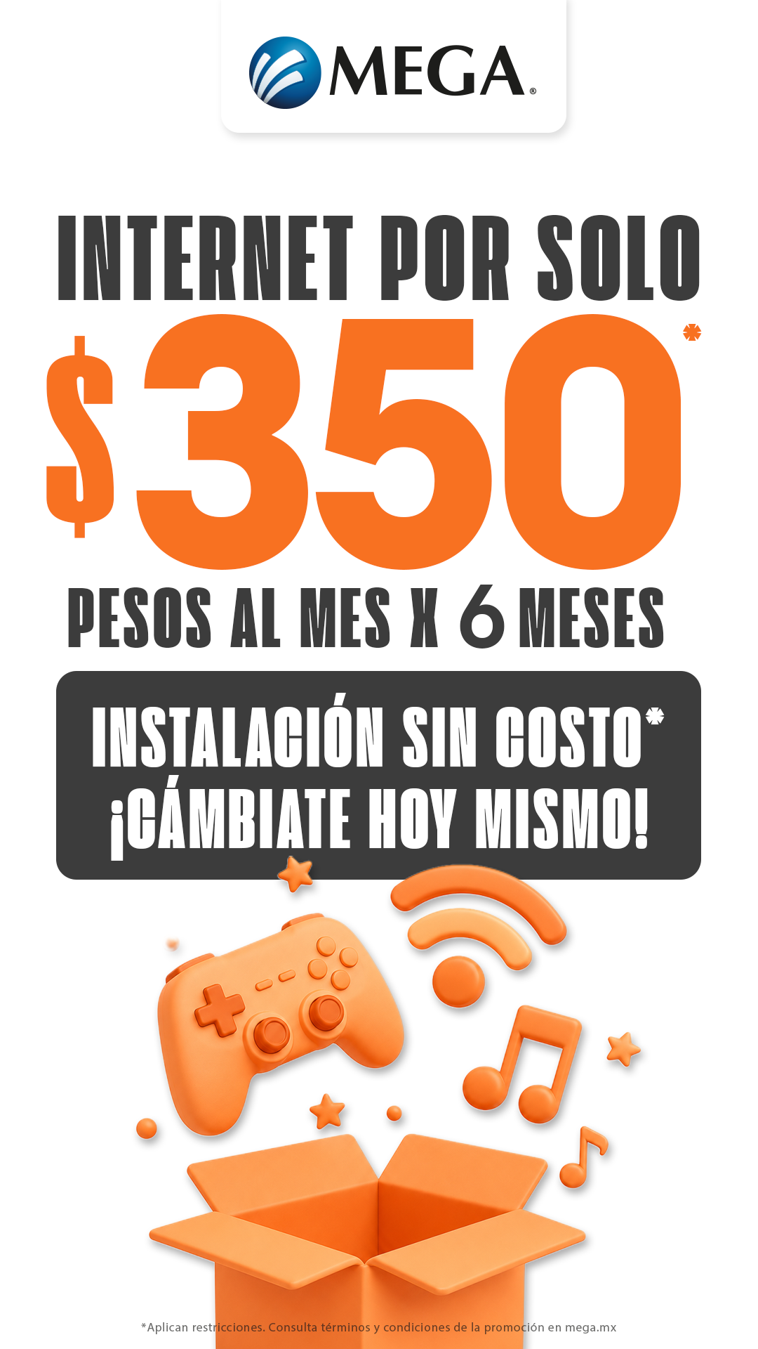 Megacable, Conectamos tu vida Facebook ad