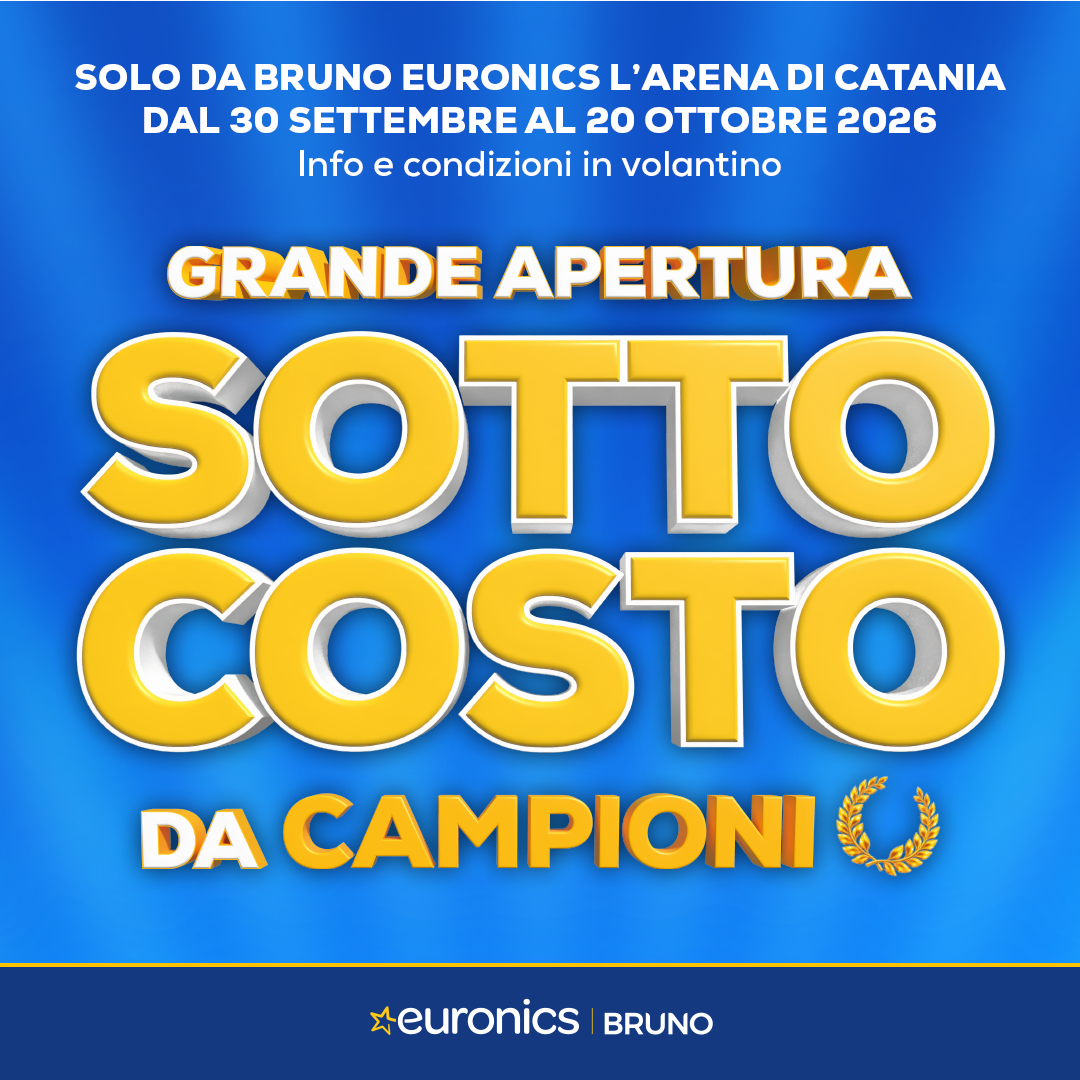 Bruno Euronics - C.C. L'Arena di Catania Facebook ad: È arrivato il Sottocosto da Campioni!