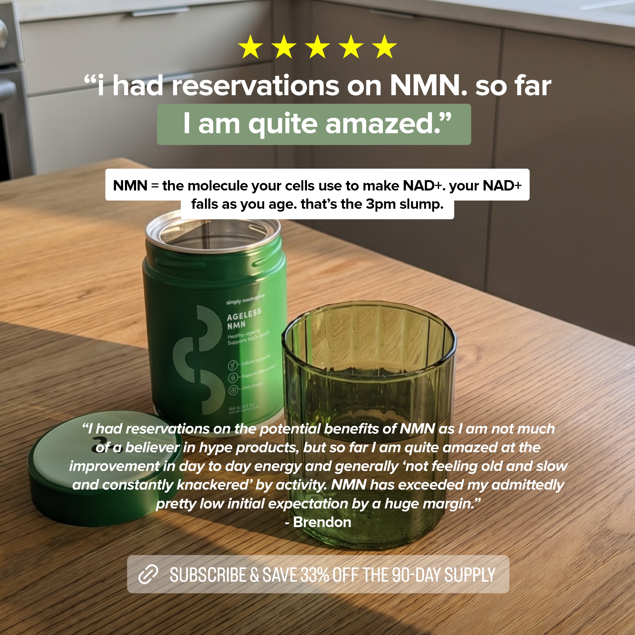Simply Nootropics Facebook ad