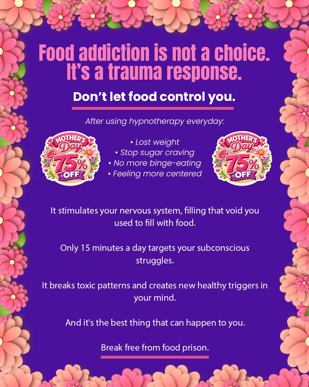 Hypnozio: power of hypnotherapy Facebook ad