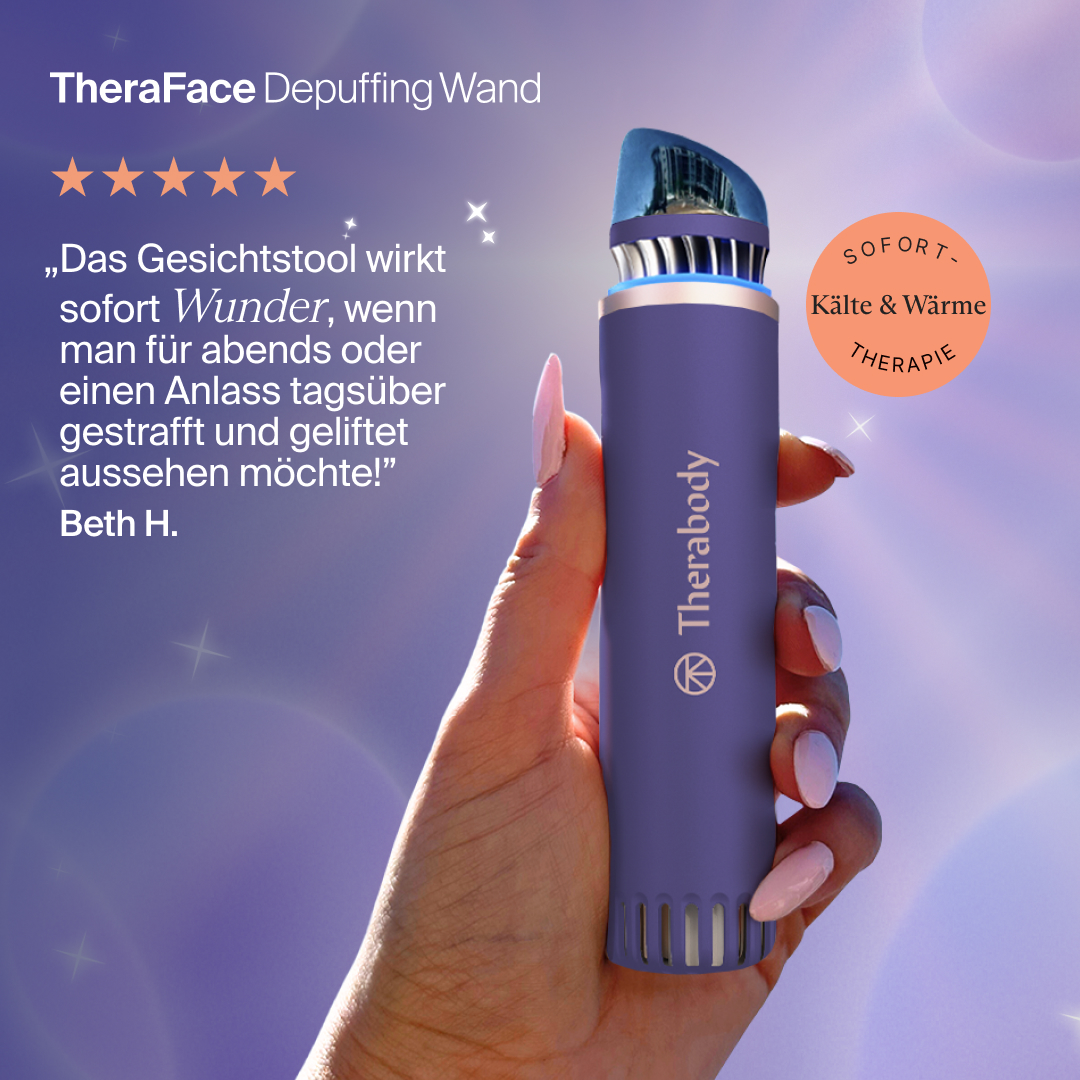 Therabody Facebook ad: Dermatologisch getestet