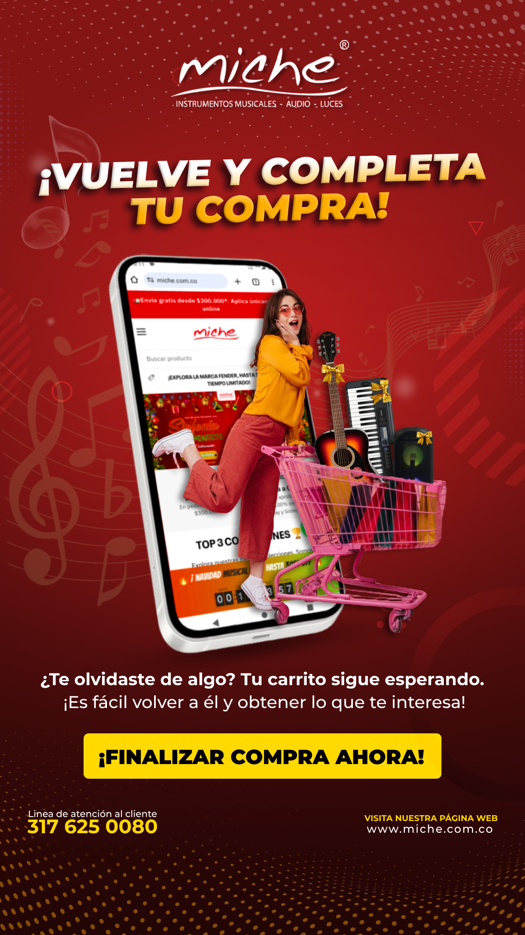 Miche Instrumentos Musicales Facebook ad