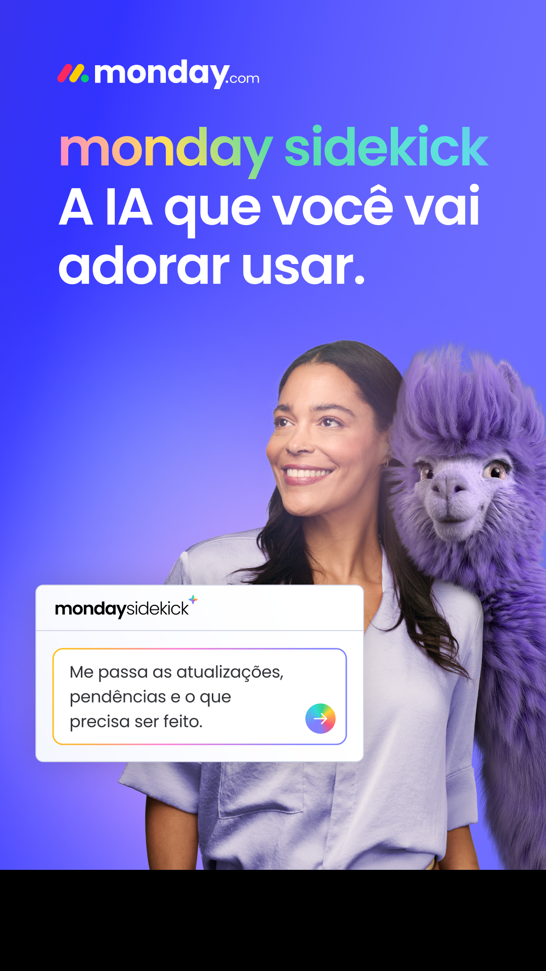 monday.com Facebook ad