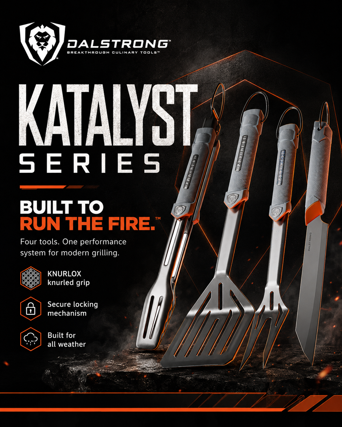 Dalstrong Facebook ad: FOUR TOOLS. ONE BOX.