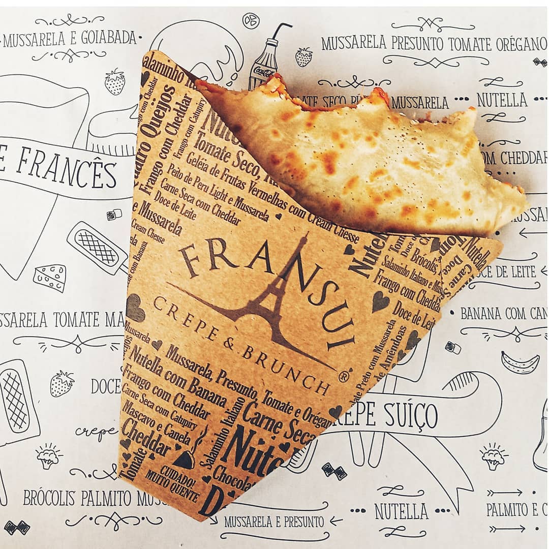 Fransui Crepe & Brunch Facebook ad: Crepes Franceses e Suíços, Sucos, Cervejas e Cafés…