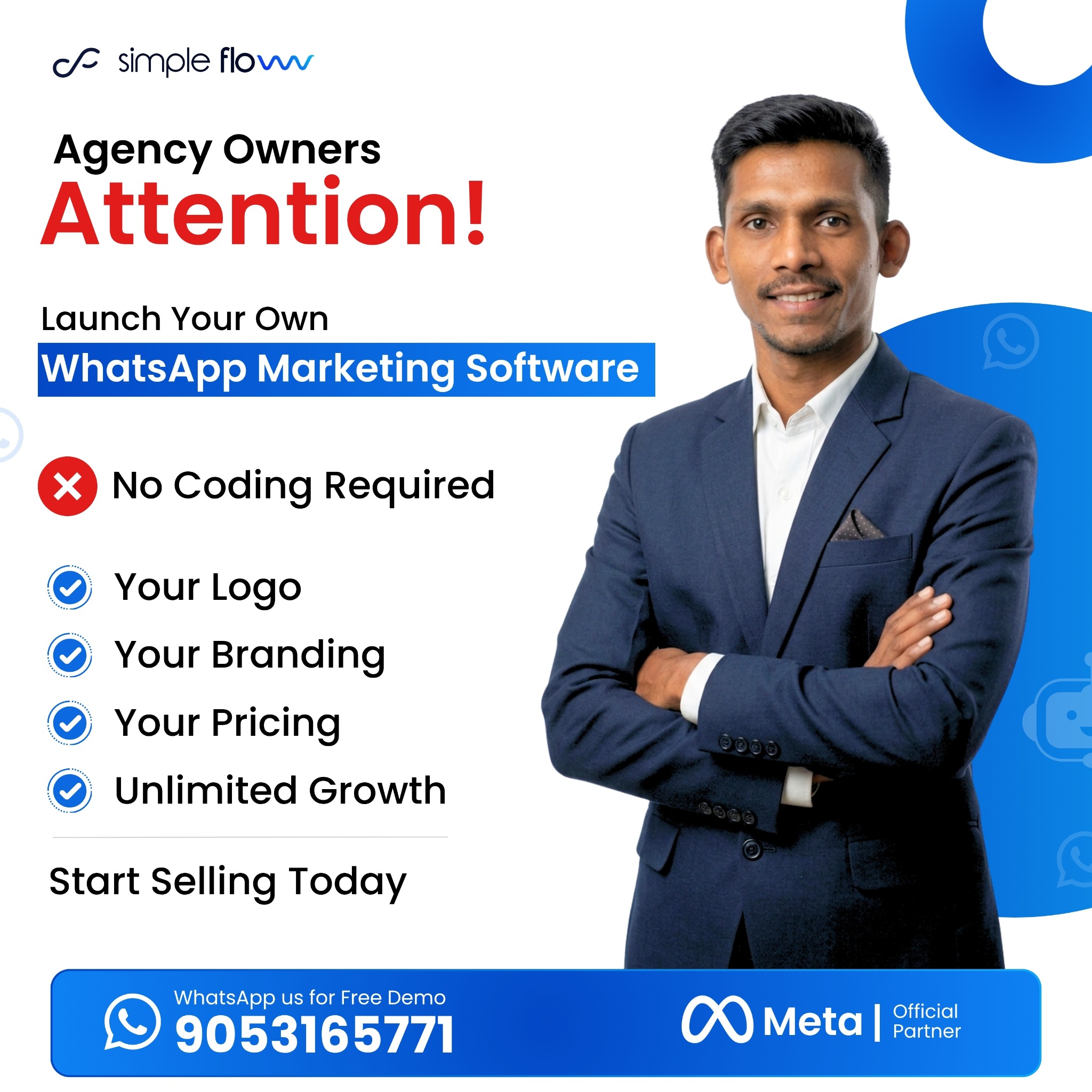 Abhinandan kumar Facebook ad: Offer WhatsApp Automation Services