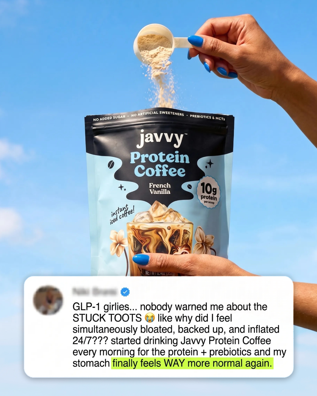 Javvy Facebook ad