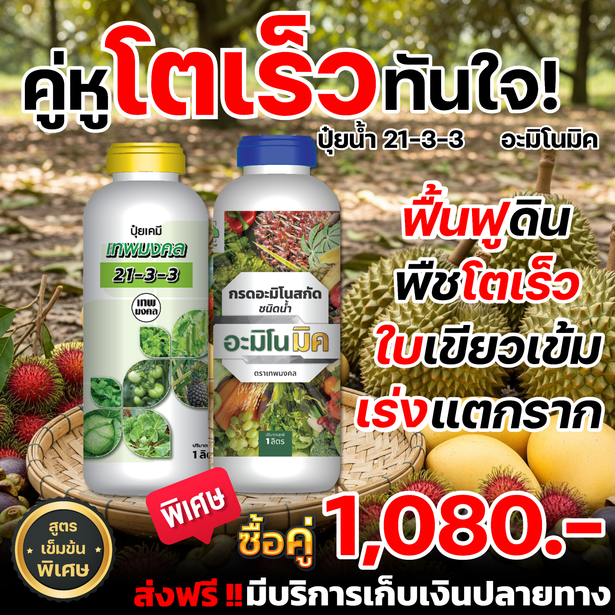 น้องปุ๋ยน้ำ ตราเทพมงคล Facebook ad