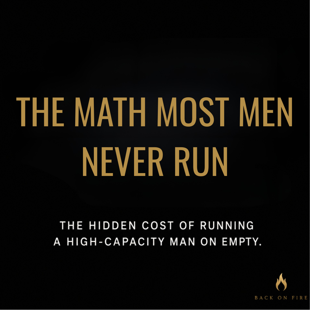 Logan Henry Facebook ad: For Successful Men Over 40 Running on Empty